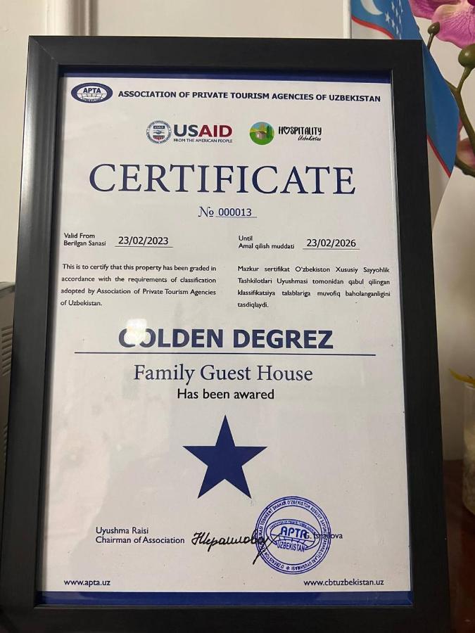 Hotel Guest House Golden Degrez Bukhara Bagian luar foto